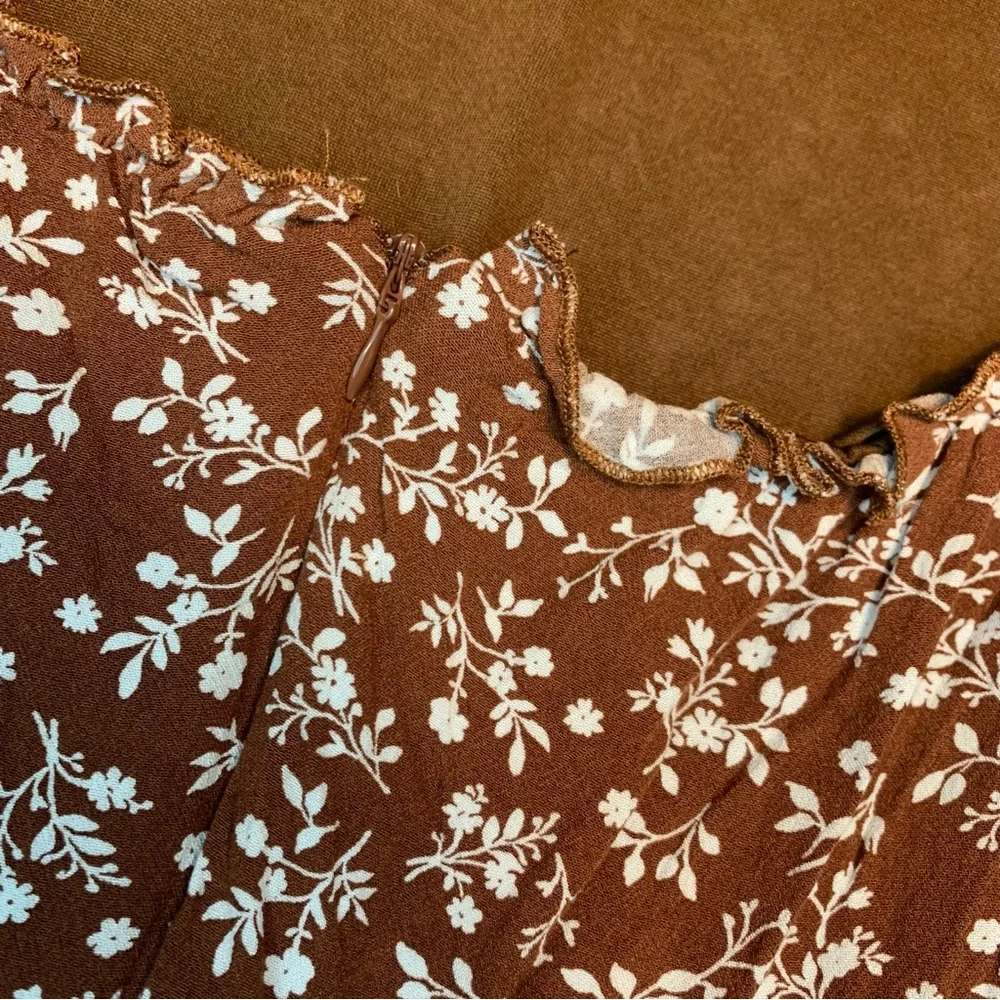 Pacsun Kendal & Kylie Floral Backless Mini Dress